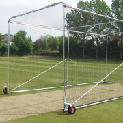 Premier Portable Aluminium Cricket Cage, 6 Wheels, + Netting