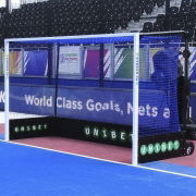 London 2012 Black Weighted Hockey Goal