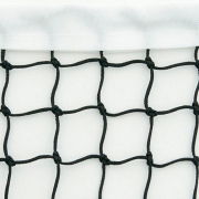 Integrally Weighted 3.5mm Tennis Net Black