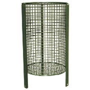 Green Mesh Litter Basket - Round   N-35-16