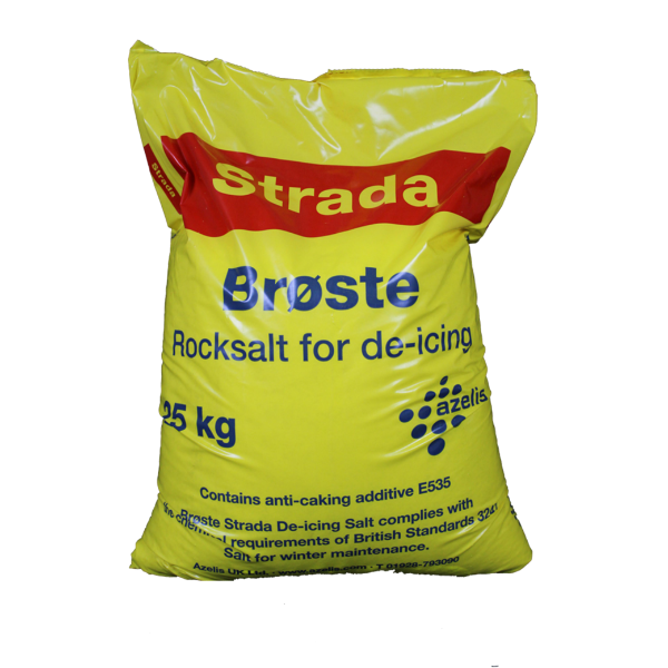 Granular De-Icing Salt (Broste White Rock Salt) 25-kg